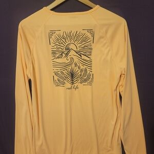 Reel Life Women's Long Sleeve Tee - Cream